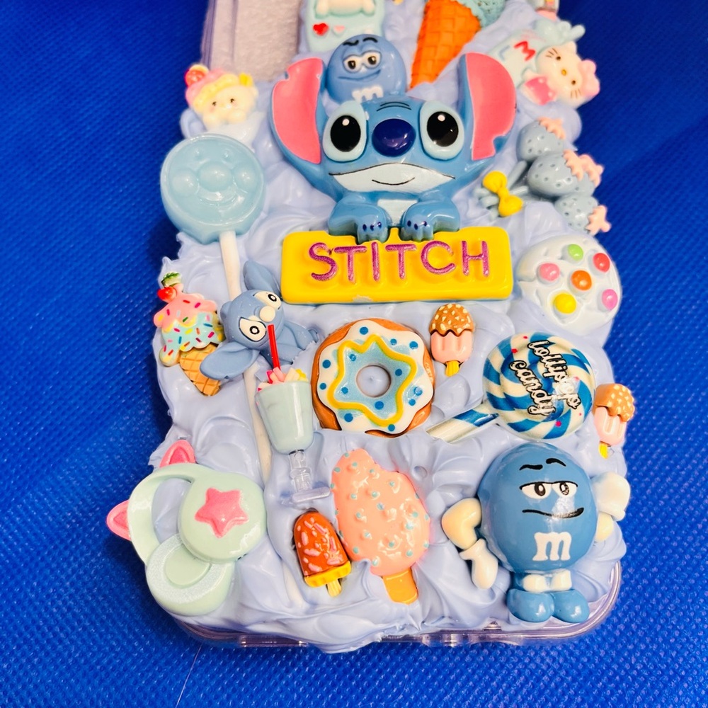 Stitch-Themed Decoden phone case Customizable for any phone model - Picture 3 of 9